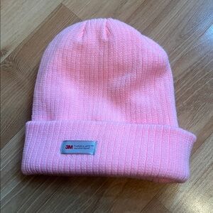 ✌️Pink Cuff  Hat Thinsulated full silk lined